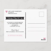 不思議の国のアリスの誕生日ポストカード招待状 ポストカード (裏面)