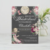 不思議の国のアリスの誕生日 招待状 (スタンド正面)