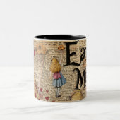 不思議の国のアリスは私をマフィン食べます ツートーンマグカップ (中央)