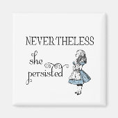 不思議の国のアリスは、でも磁石は強く思いました。 マグネット (正面)