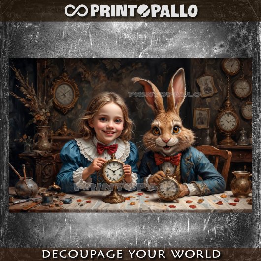 不思議の国のアリスは、三月うさぎと出会う 薄葉紙