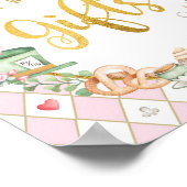 不思議の国のアリスは、贈り物の看板を持ってオフ ポスター (角)