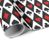 不思議の国のアリスコラージュのクリスマスギフト ラッピングペーパー (ロールコーナー)