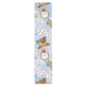 不思議の国のアリスパターン ショートテーブルランナー (正面)