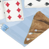 不思議の国のアリスパターン ショートテーブルランナー (コーナー)