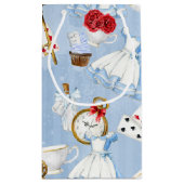 不思議の国のアリスパターン スモールペーパーバッグ (裏面)