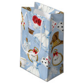 不思議の国のアリスパターン スモールペーパーバッグ (裏面アングル)