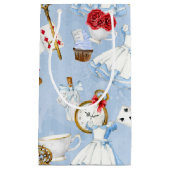 不思議の国のアリスパターン スモールペーパーバッグ (正面)