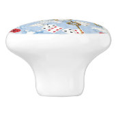 不思議の国のアリスパターン セラミックノブ (側面)