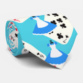不思議の国のアリスパターン ネクタイ (ロール)
