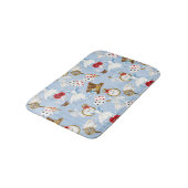 不思議の国のアリスパターン バスマット (アングル)