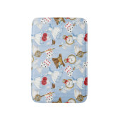 不思議の国のアリスパターン バスマット (正面縦)