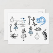 不思議の国のアリスヴィンテージはがき ポストカード (正面/裏面)