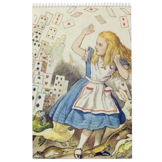 不思議の国のアリスヴィンテージ カレンダー (カバー)