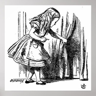 不思議の国のアリス不思議の国の小さな扉 ポスター