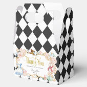 不思議の国のアリス不機嫌帽子茶パーティー誕生日 フェイバーボックス (オープン)