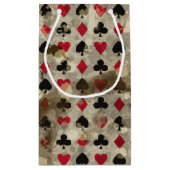 不思議の国のアリス動揺してなパターン スモールペーパーバッグ (裏面)