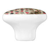 不思議の国のアリス動揺してなパターン セラミックノブ (側面)