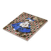 不思議の国のアリス動揺してなパターン タイル (側面)