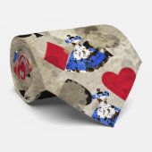 不思議の国のアリス動揺してなパターン ネクタイ (ロール)