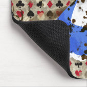 不思議の国のアリス動揺してなパターン マウスパッド (コーナー)