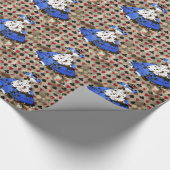 不思議の国のアリス動揺してなパターン ラッピングペーパー (角)