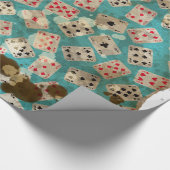 不思議の国のアリス動揺してなパターン ラッピングペーパー (角)