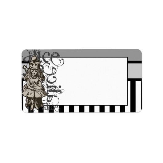 不思議の国のアリス女王のアリスグランジ ラベル (正面)