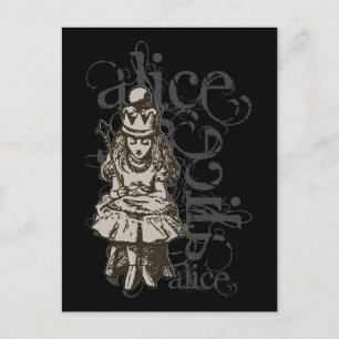 不思議の国のアリス女王グランジアリス独身の(Alice in Wonderland Queen Al ポストカード