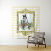 不思議の国のアリス白うさぎ服を着た タペストリー (インサイチュ)