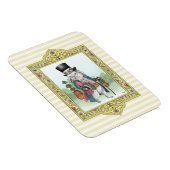 不思議の国のアリス白うさぎ服を着た マグネット (右側)