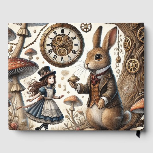 不思議の国のアリス白うさぎ茶芸 ゲストブック (裏面)