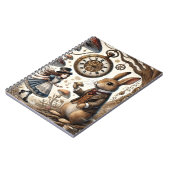 不思議の国のアリス白うさぎ茶芸 ノートブック (左側)