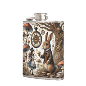 不思議の国のアリス白うさぎ茶芸 フラスク (左)