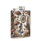 不思議の国のアリス白うさぎ茶芸 フラスク (右)