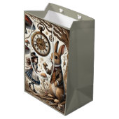 不思議の国のアリス白うさぎ茶芸 ミディアムペーパーバッグ (裏面アングル)