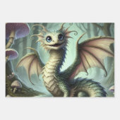 不思議の国のアリス白うさぎ茶芸 ラッピングペーパーシート (正面3)