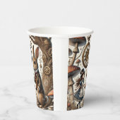 不思議の国のアリス白うさぎ茶芸 紙コップ (右)