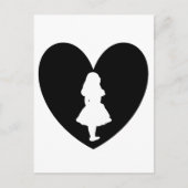 不思議の国のアリス白黒恋 ポストカード (正面)