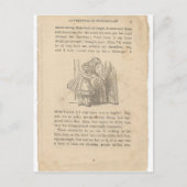 不思議の国のアリス第一章兎の下 ポストカード (正面)