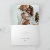 不思議の国のアリス美しい水色ピンクの写真 カード (内部)