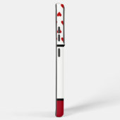 不思議の国のアリス赤いハートと白うさぎ SAMSUNG GALAXYケース (右側面)