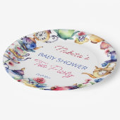 不思議の国のアリス赤ちゃんシャワー茶パーティー卓上戦争 ペーパープレート (アングル)