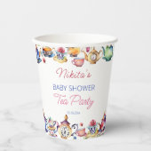 不思議の国のアリス赤ちゃんシャワー茶パーティー卓上戦争 紙コップ (正面)