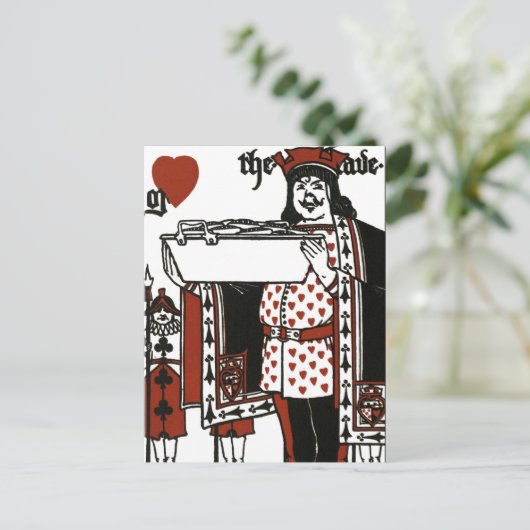 不思議の国のアリス遊だ。ハートのジャック ポストカード (スタンド正面)