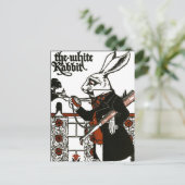 不思議の国のアリス遊だ。133.白うさぎ ポストカード (スタンド正面)