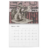 不思議の国のアリス12か月のカレンダー カレンダー (2月 2026)