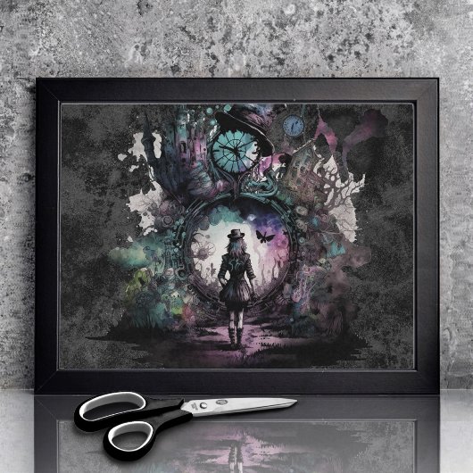 不思議の国のアリス |うさぎの穴へ 薄葉紙