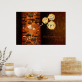 不思議の国のアリス – うさぎの穴を ポスター (キッチン)