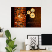 不思議の国のアリス – うさぎの穴を ポスター (ホームオフィス)